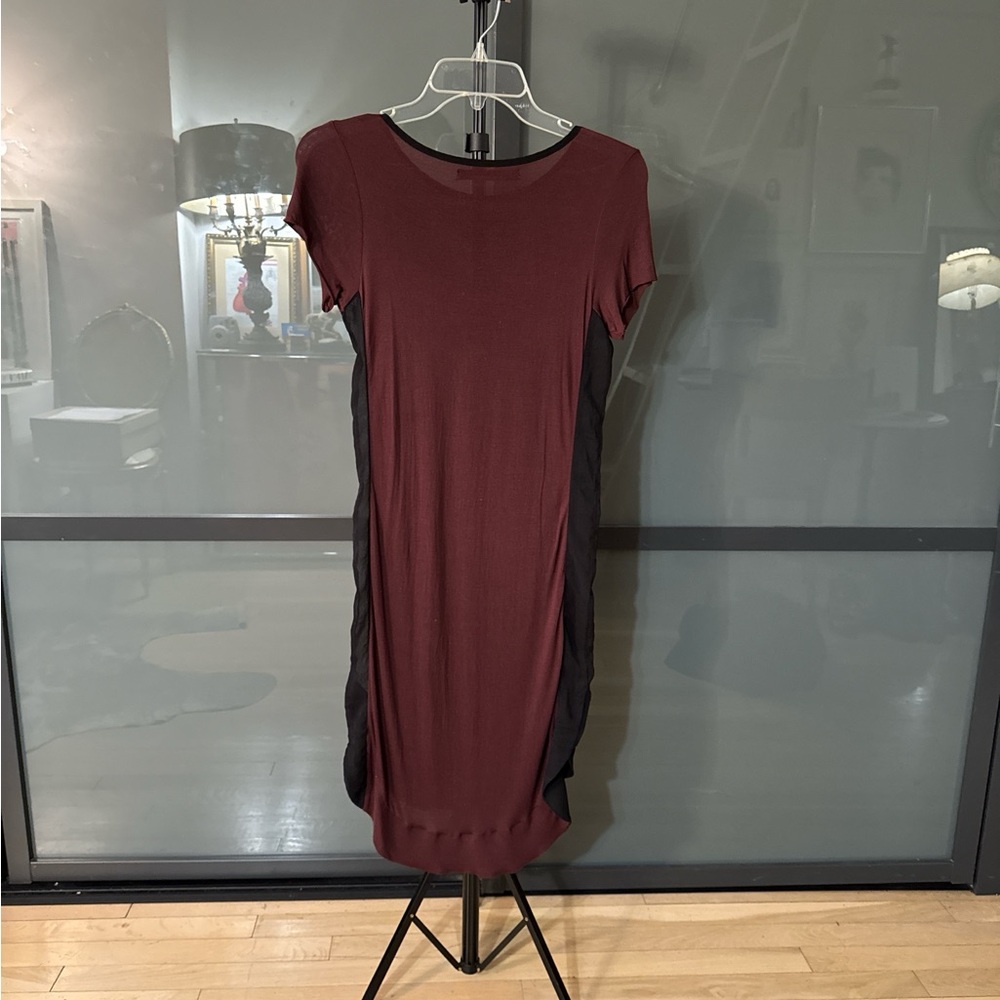 All Saints Red Mini Dress Short Sleeve